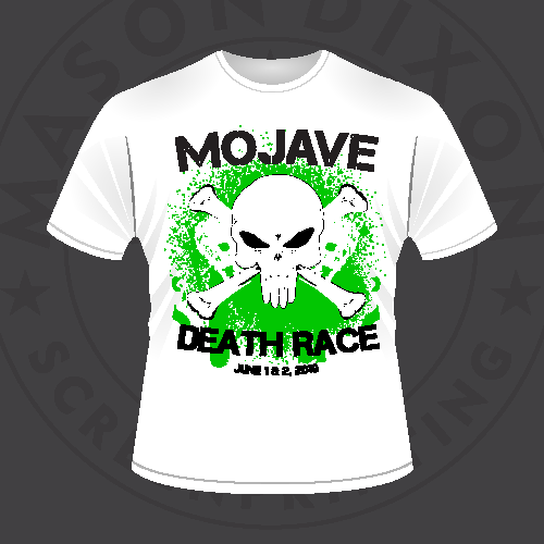 T-shirt Design by Mason Dixon Screen Printing for Death Race Relay, LLC  | Design #20004480