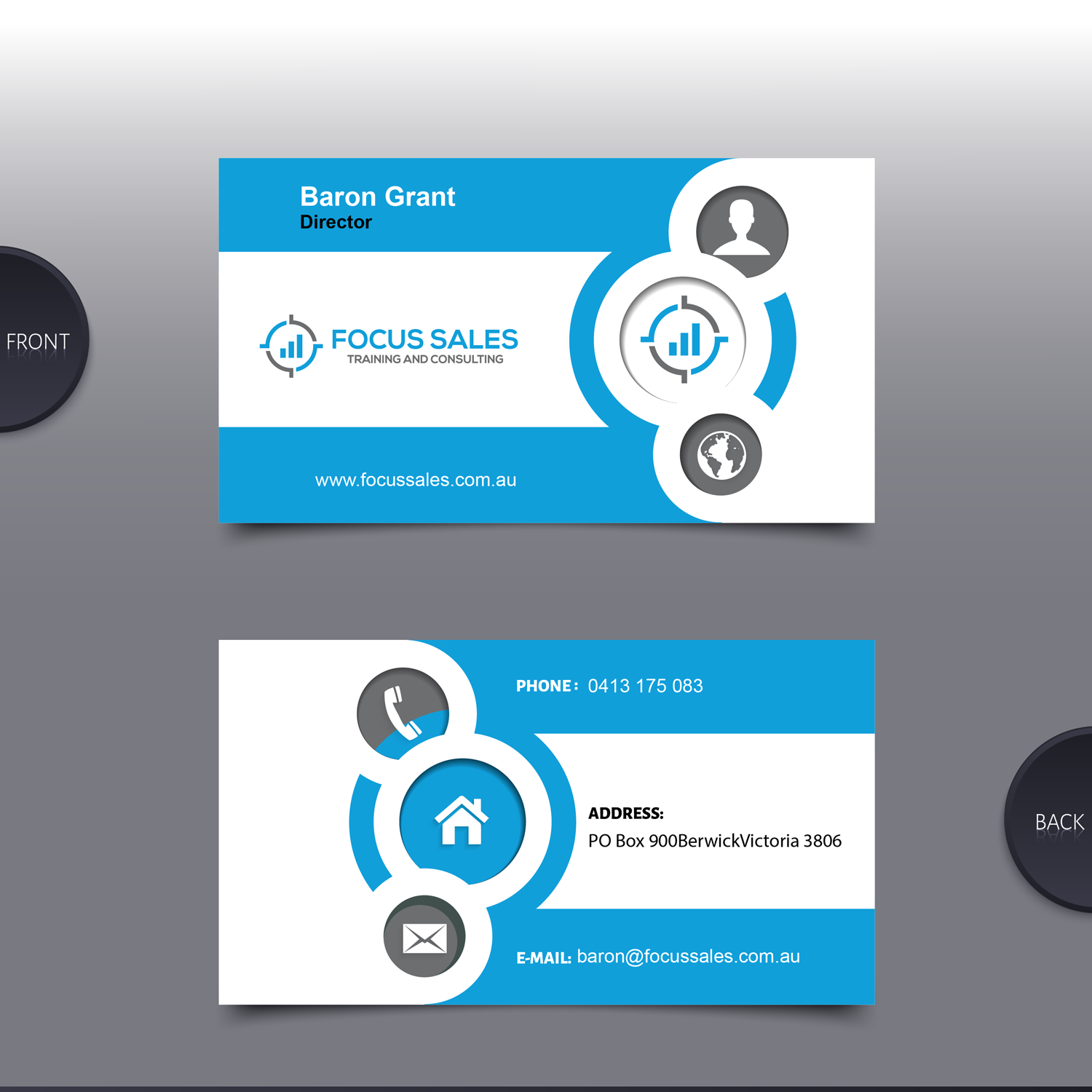 Business Card Design by Masba Habib for this project | Design #19996416