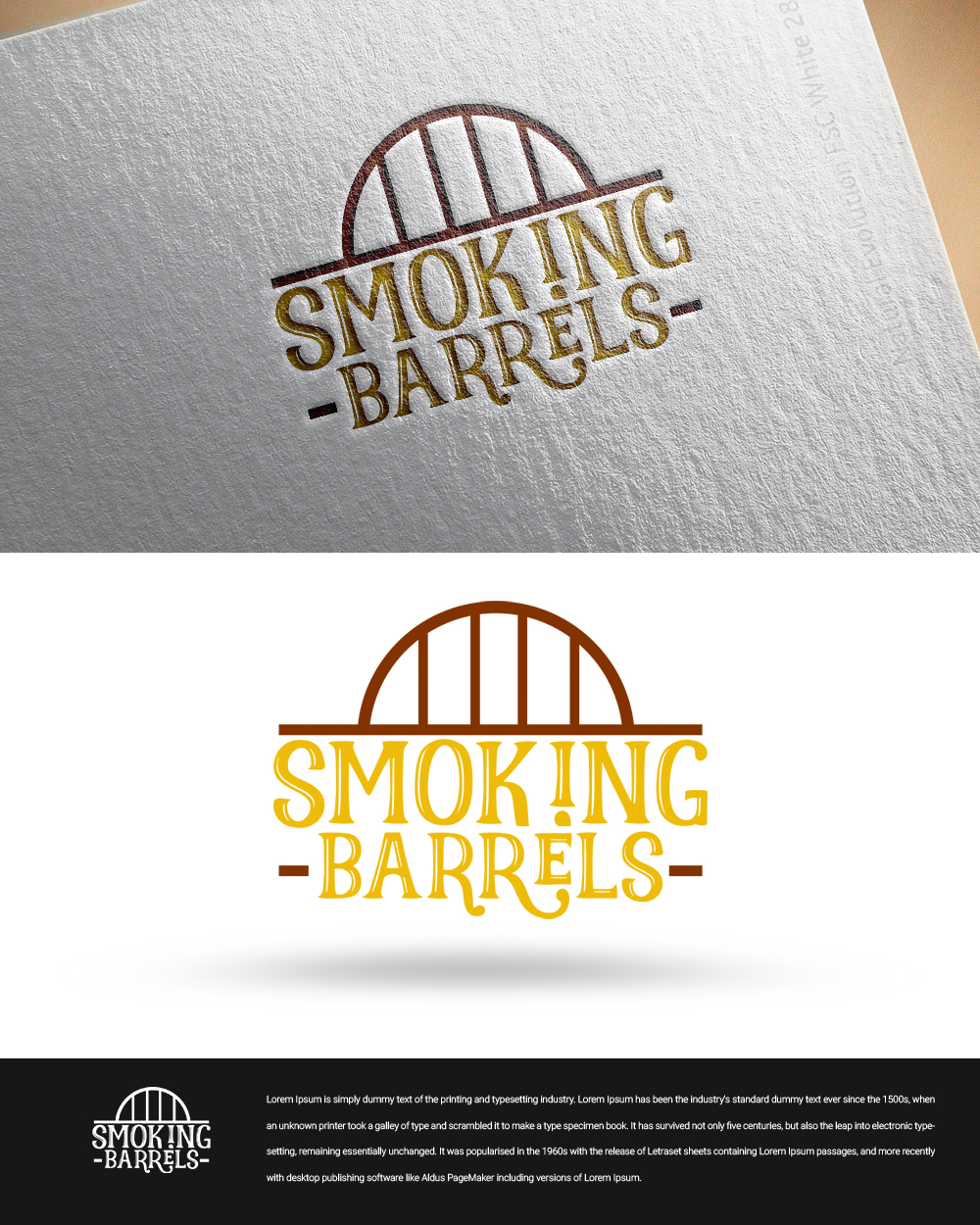 Logo Design by zingodesigns258 for Smoking barrels | Design #19972859