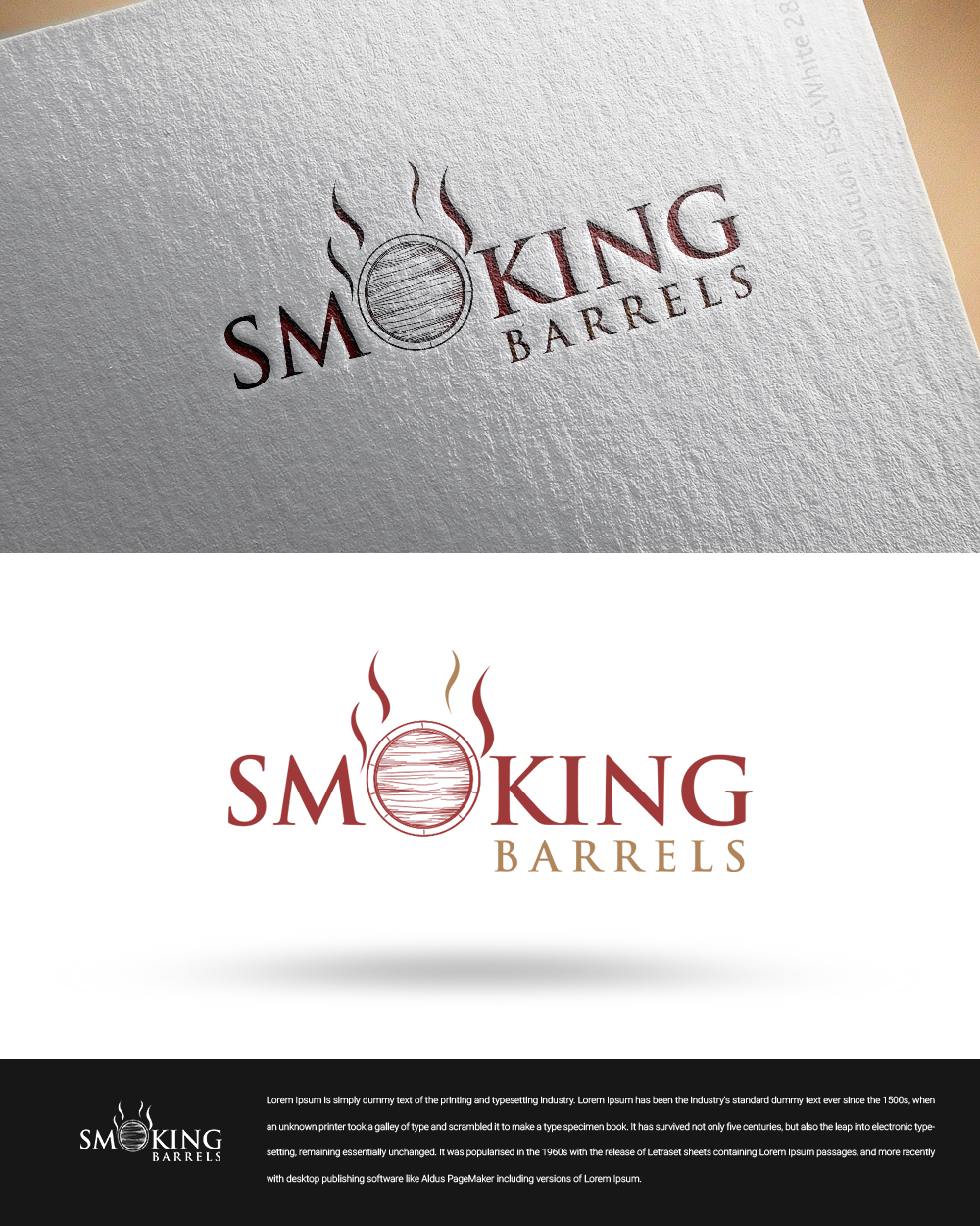 Logo Design by zingodesigns258 for Smoking barrels | Design: #19978064