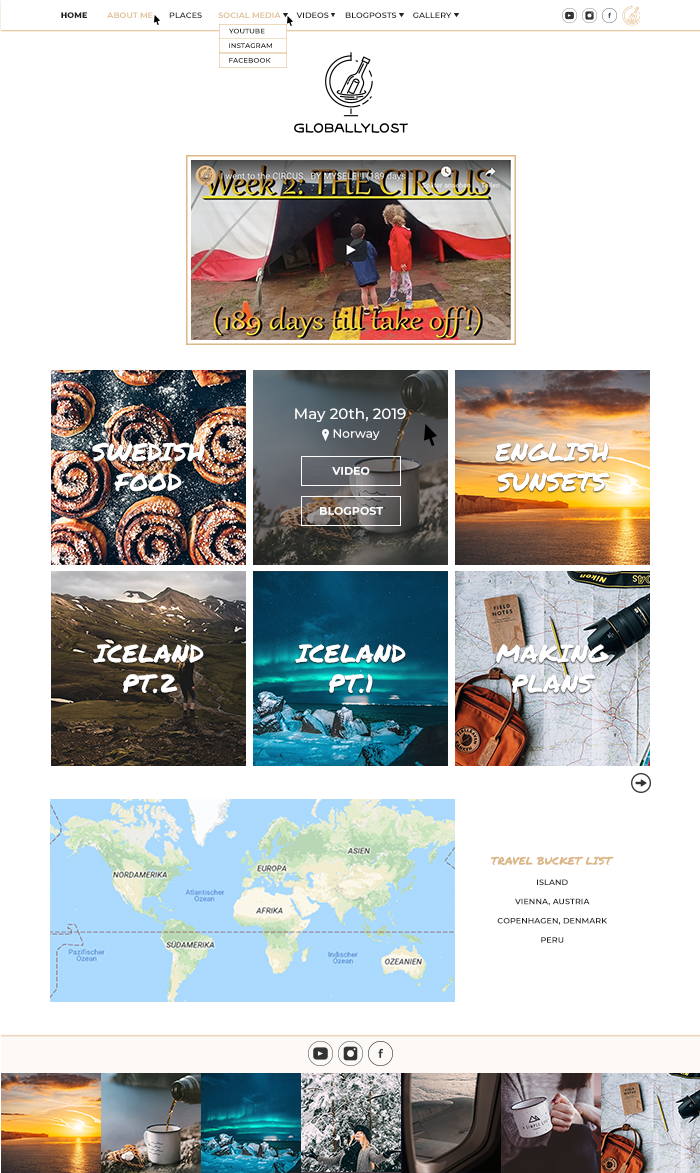 Personable, Feminine, Travel Industry Web Design for a Company by