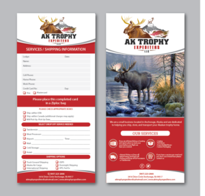 Flyer Design by alex989 for AK Trophy Expediters LLC | Design: #19977601