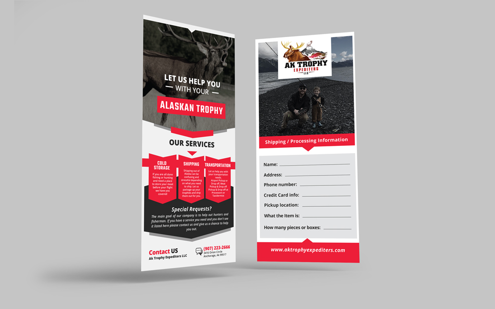 Flyer-Design von Ena für AK Trophy Expediters LLC | Design #19958375