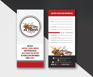 Flyer Design by JK18 for AK Trophy Expediters LLC | Design: #19964711