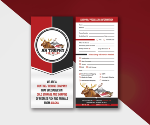 Flyer Design by JK18 for AK Trophy Expediters LLC | Design: #19971379
