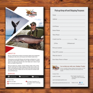 Flyer Design by debdesign for AK Trophy Expediters LLC | Design: #19966228