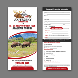 Flyer Design by aspiremedia for AK Trophy Expediters LLC | Design: #19969735