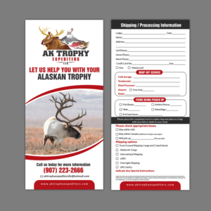 Flyer Design by aspiremedia for AK Trophy Expediters LLC | Design: #19970003