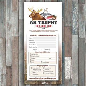 Flyer Design by lyndon for AK Trophy Expediters LLC | Design #19970356
