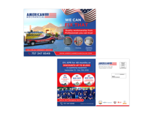 Diseño de Flyer por debdesign para American Mechanical | Diseño: #19990723