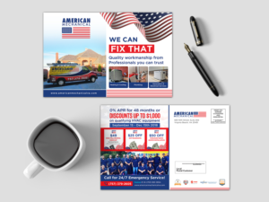 Diseño de Flyer por GraphicsGuru para American Mechanical | Diseño: #19997438