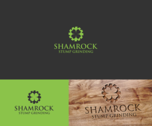 Logo Design by VGB for Shamrock Stump Grinding | Design: #19968468