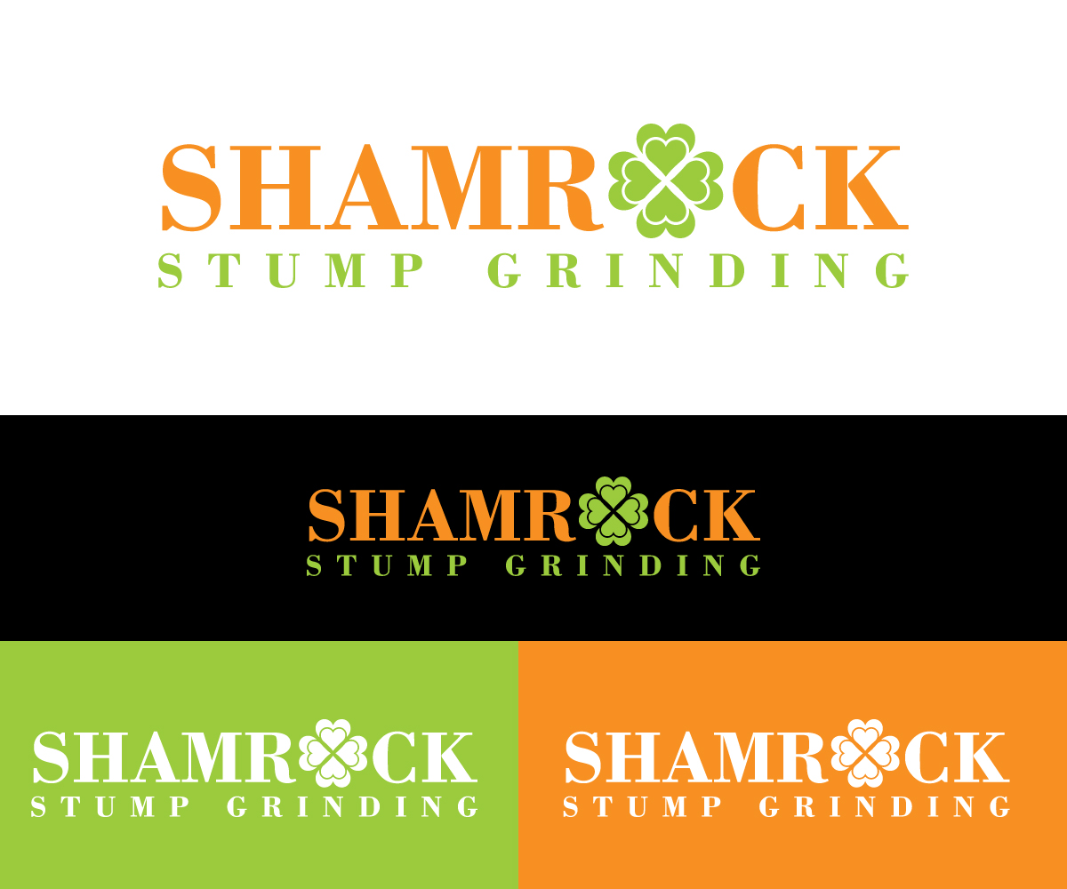 Logo Design by designmind78 for Shamrock Stump Grinding | Design #19965944
