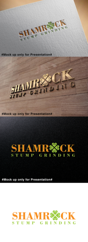Logo Design by designmind78 for Shamrock Stump Grinding | Design: #19965945