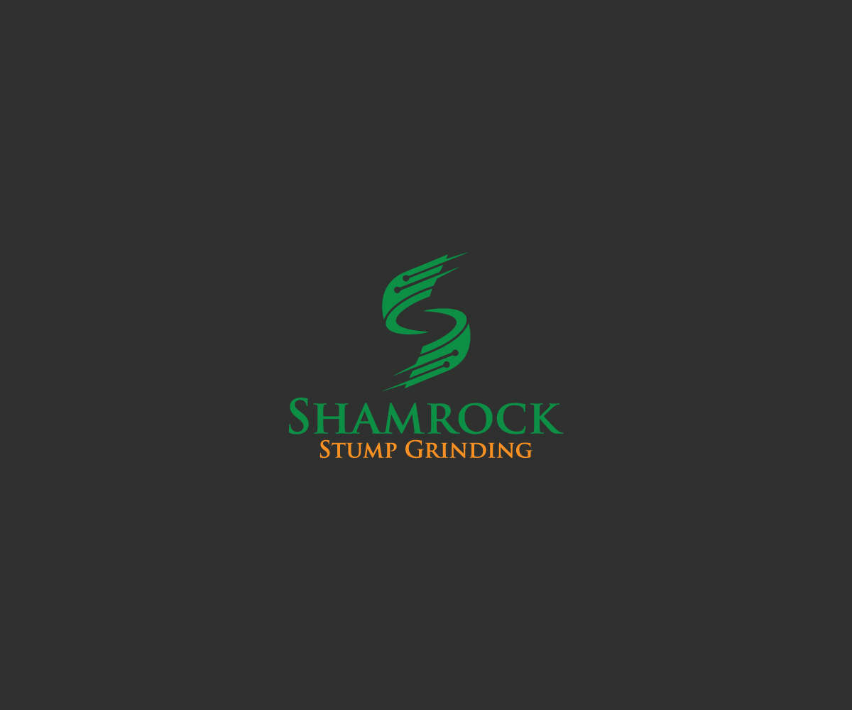 Logo Design by Synthi for Shamrock Stump Grinding | Design #19969194