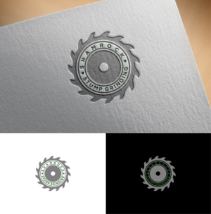 Logo Design by Ikan Mas Design for Shamrock Stump Grinding | Design: #19963123