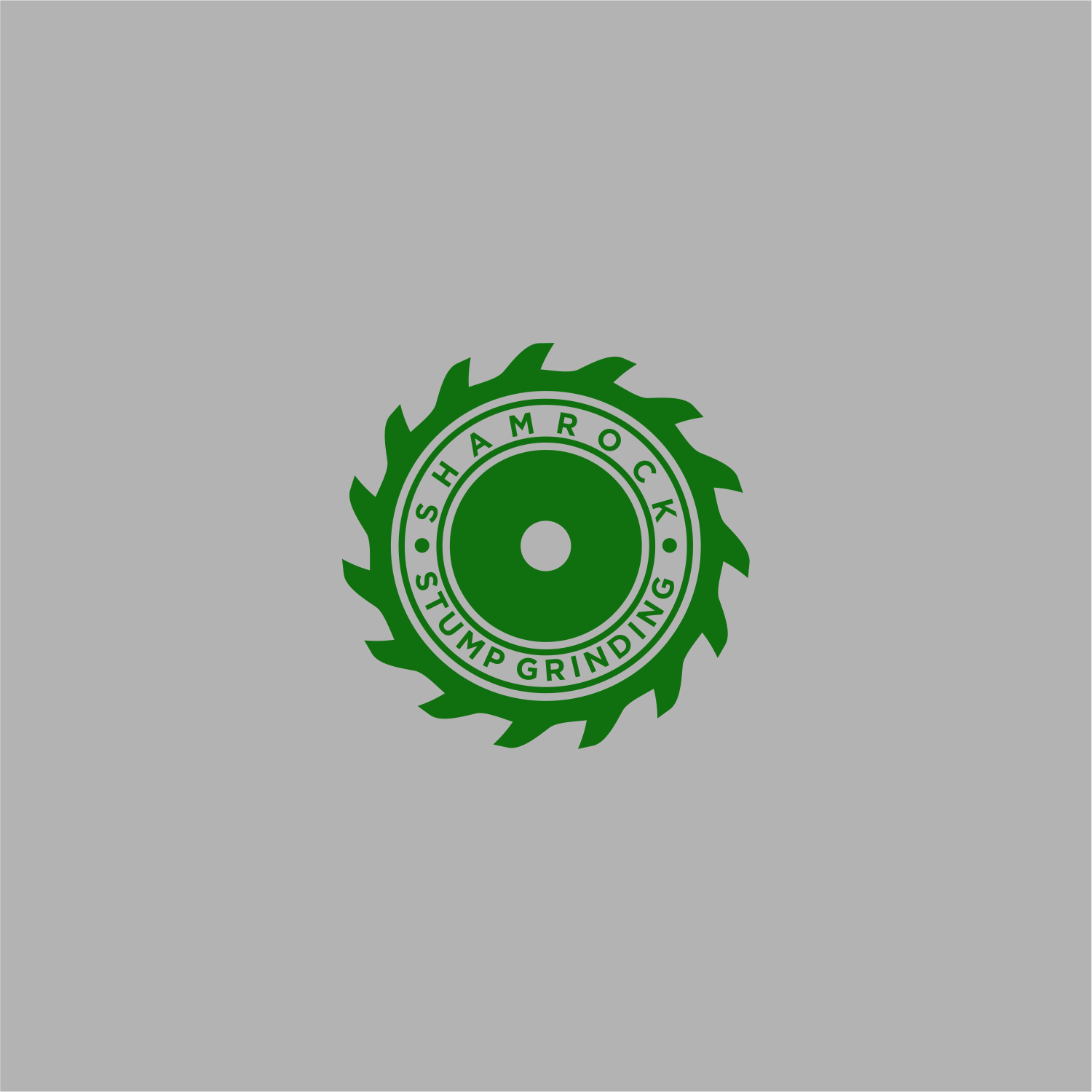 Logo Design by Ikan Mas Design for Shamrock Stump Grinding | Design #19964597
