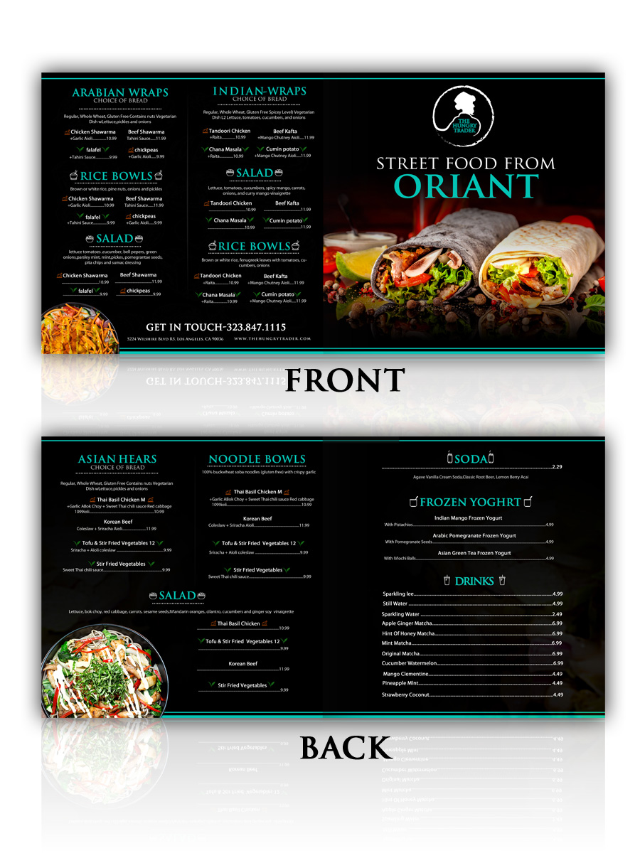 Menu Design by LAXMI DESIGNHUB for The Next Idea | Design #19982071