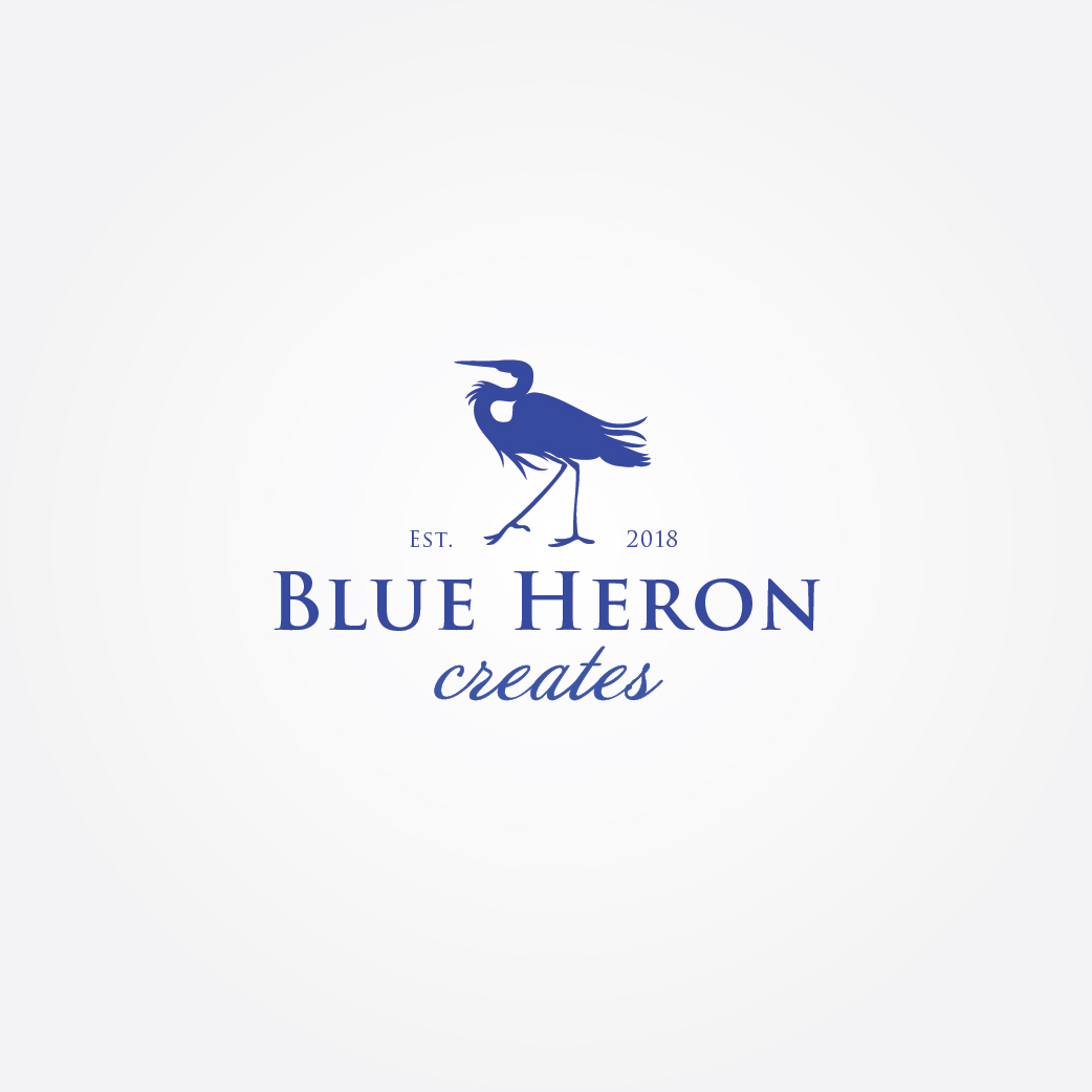 Diseño de Logo por Irina Makedonska para Blue Heron Creates | Diseño #19973531