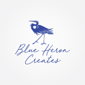 Logo-Design von Irina Makedonska für Blue Heron Creates | Design: #19973532