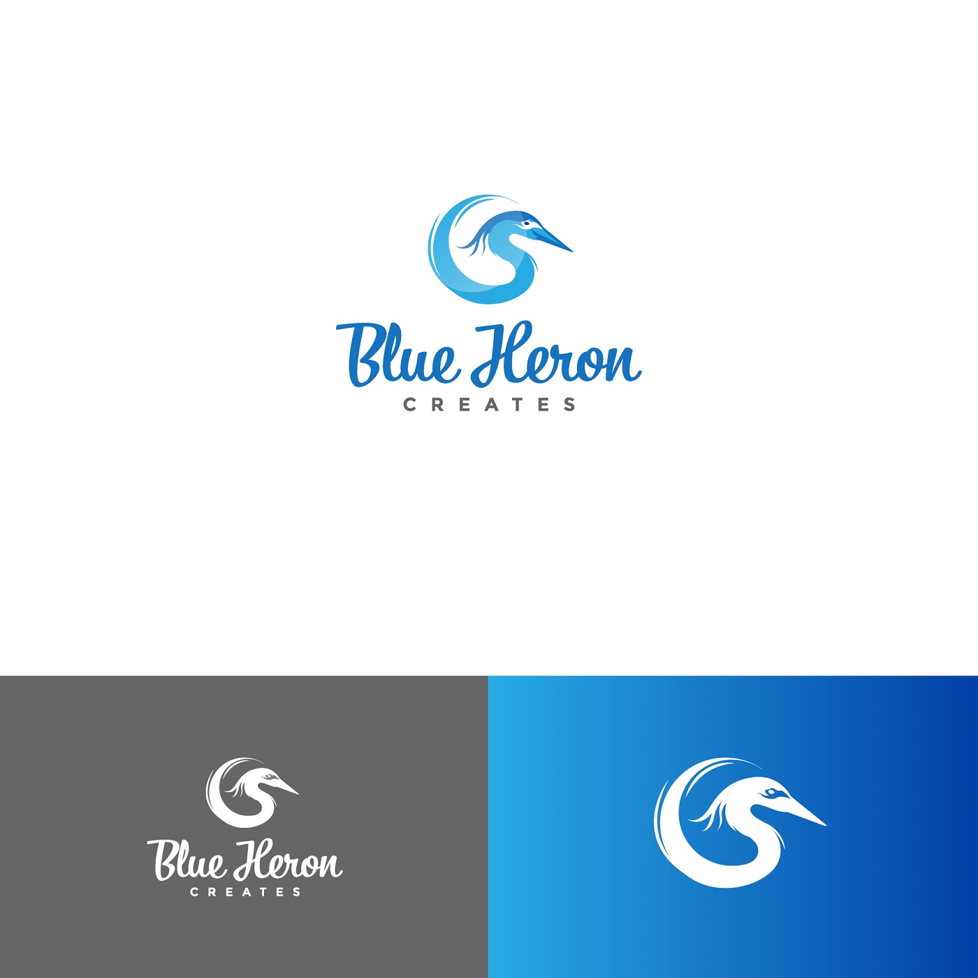 Logo-Design von zatsukiki für Blue Heron Creates | Design #19976532