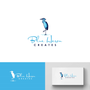 Logo-Design von zatsukiki für Blue Heron Creates | Design: #19976533