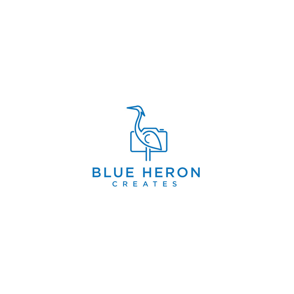 Diseño de Logo por ecorokerz para Blue Heron Creates | Diseño #19972172