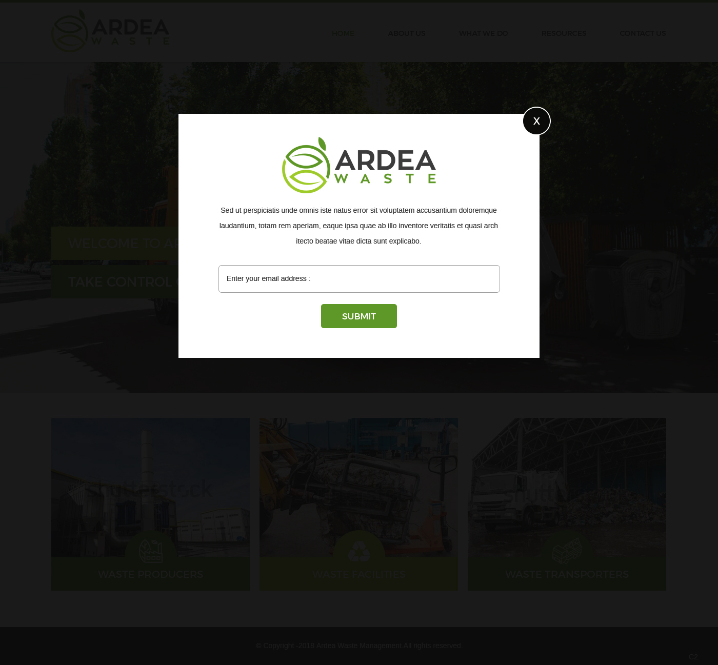 Diseño Web por pb para Ardea Environment | Diseño #19979127