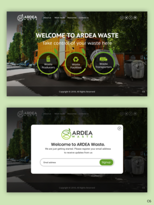 Web Design par pb pour Ardea Environment | Design : #19979131