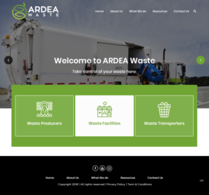 Web Design par pb pour Ardea Environment | Design : #19979133