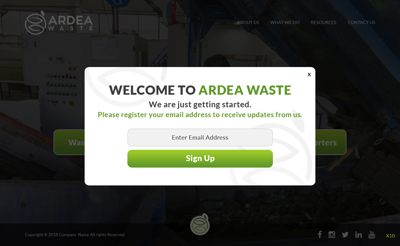 Web Design par pb pour Ardea Environment | Design #19979142