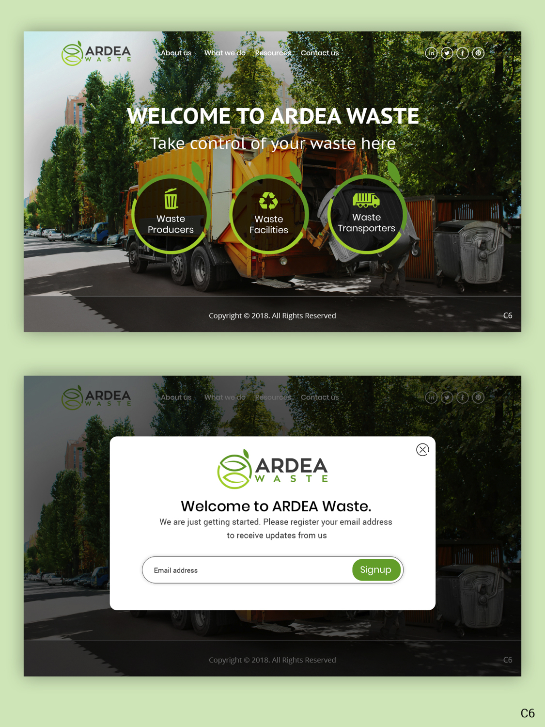 Web Design par pb pour Ardea Environment | Design : #20023845