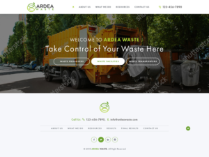 Ardea Waste Website Design | Web Design by Ved Web Services