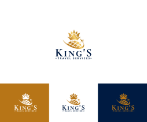 King's Travel Services | Logo Design by Anekaa