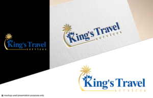 King's Travel Services | Logo Design by Juli creation