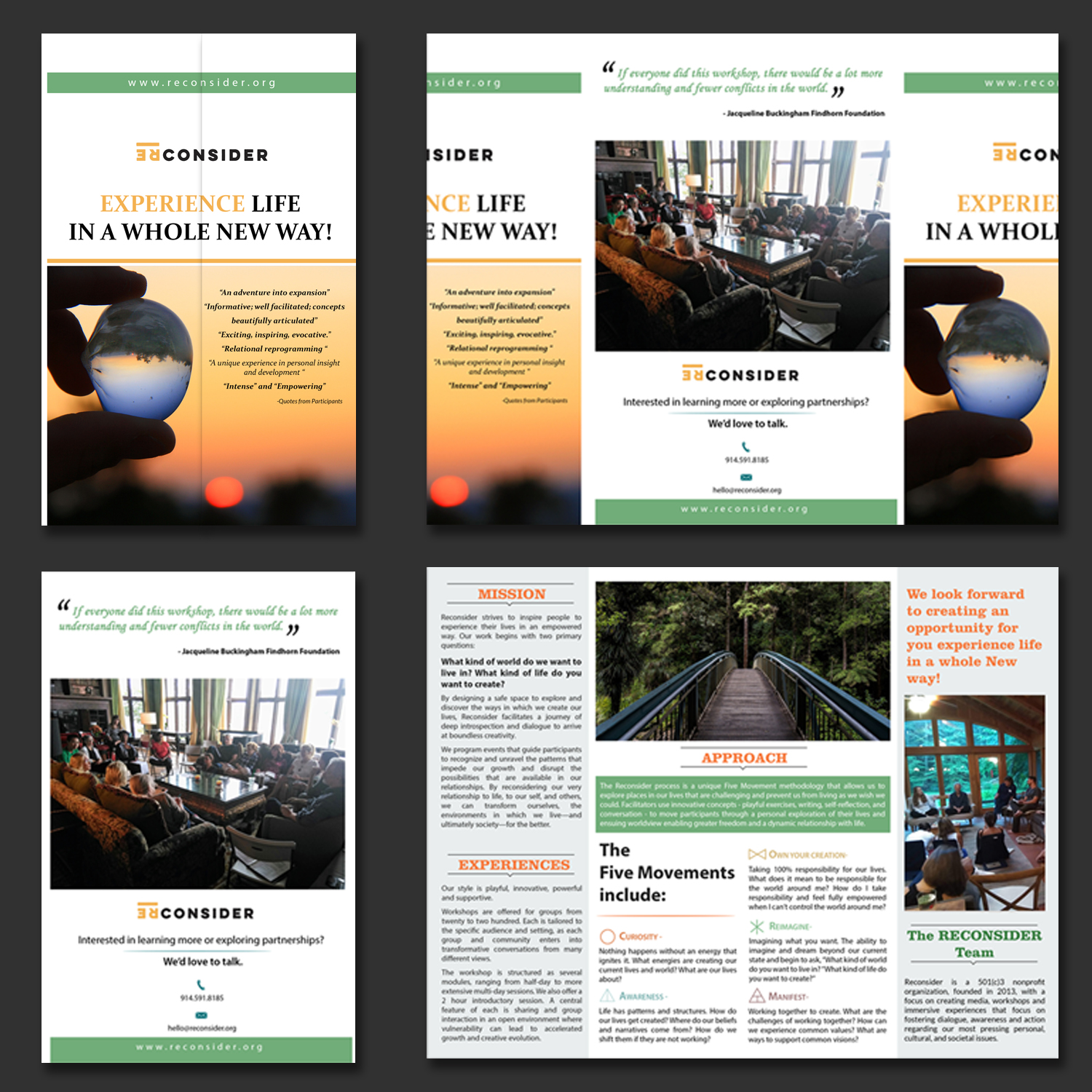 Brochure Design by aspiremedia for Reconsider | Design #19977690