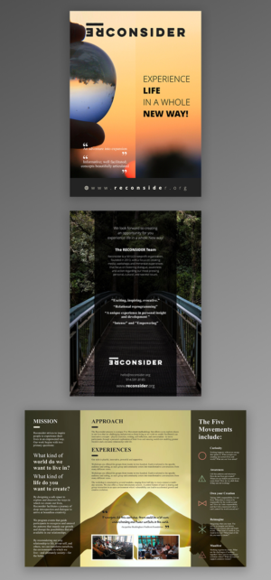 Brochure Design by ecorokerz for Reconsider | Design: #20026527