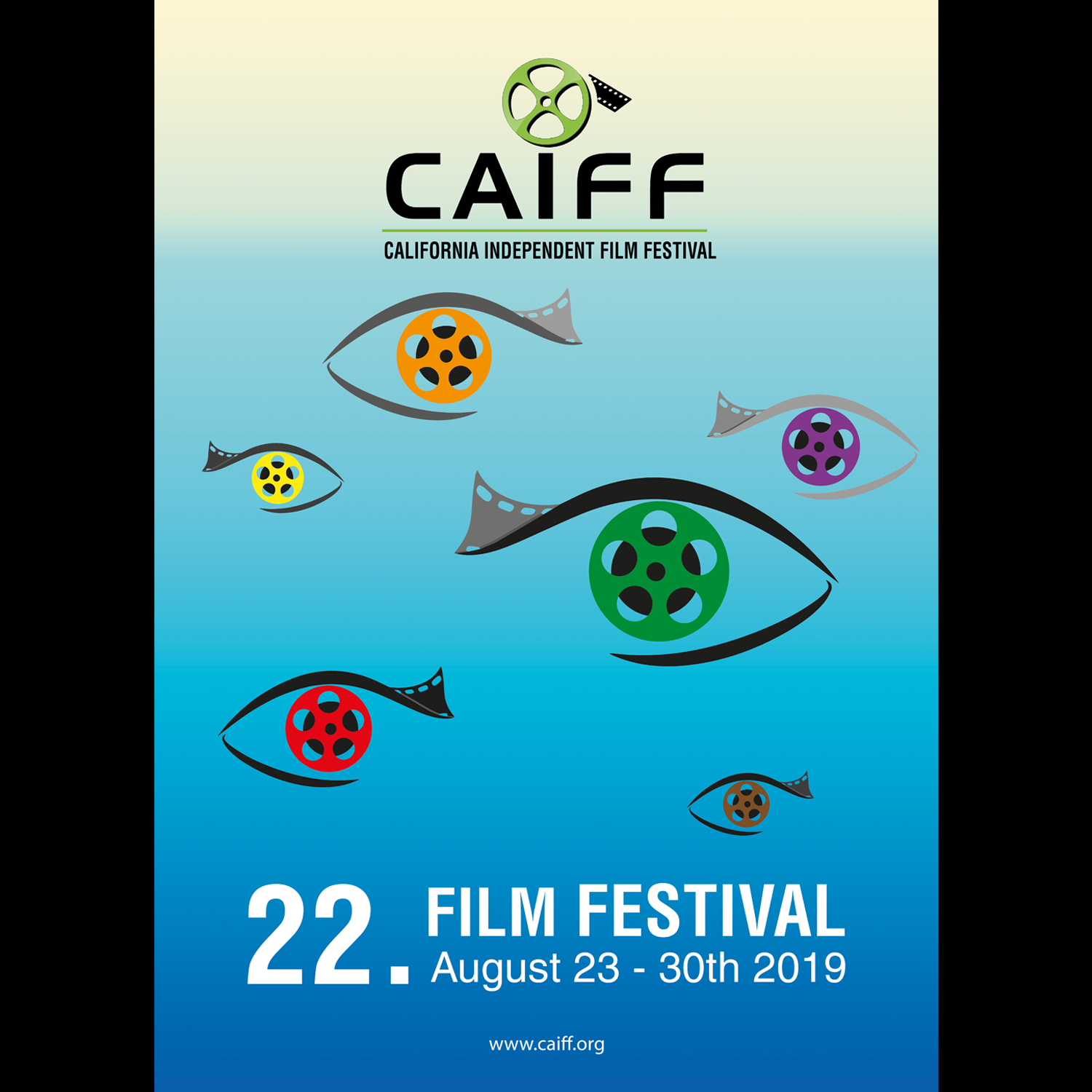 Poster Design by alice for California Independent Film Festival | Design #20021393