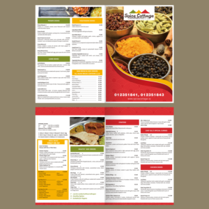 Indian Takeaway Menu -  | Diseño de Flyer por yganess