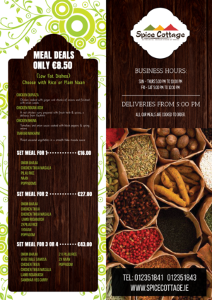 Indian Takeaway Menu -  | Flyer Design by aniep
