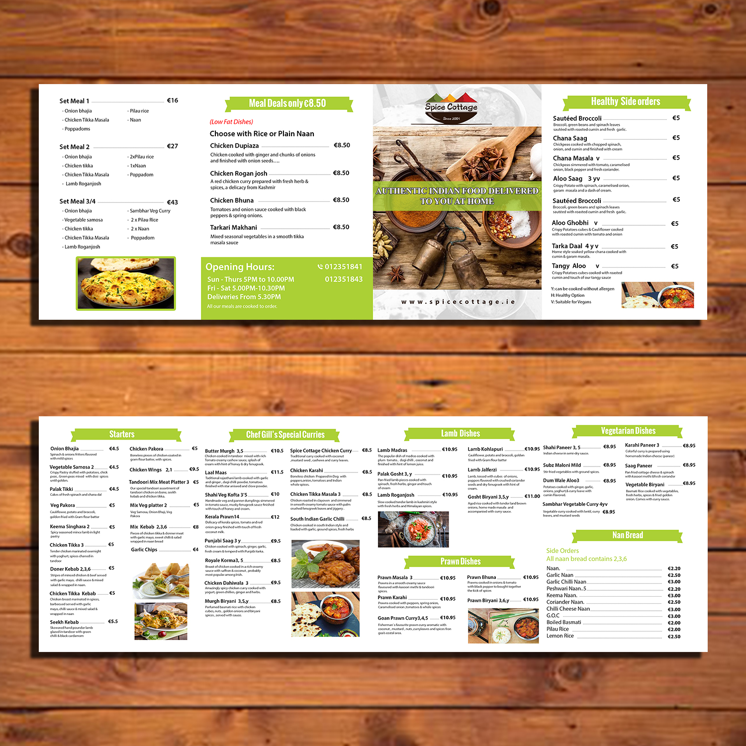 Diseño de Flyer por debdesign para SPICE COTTAGE | Diseño #20198396