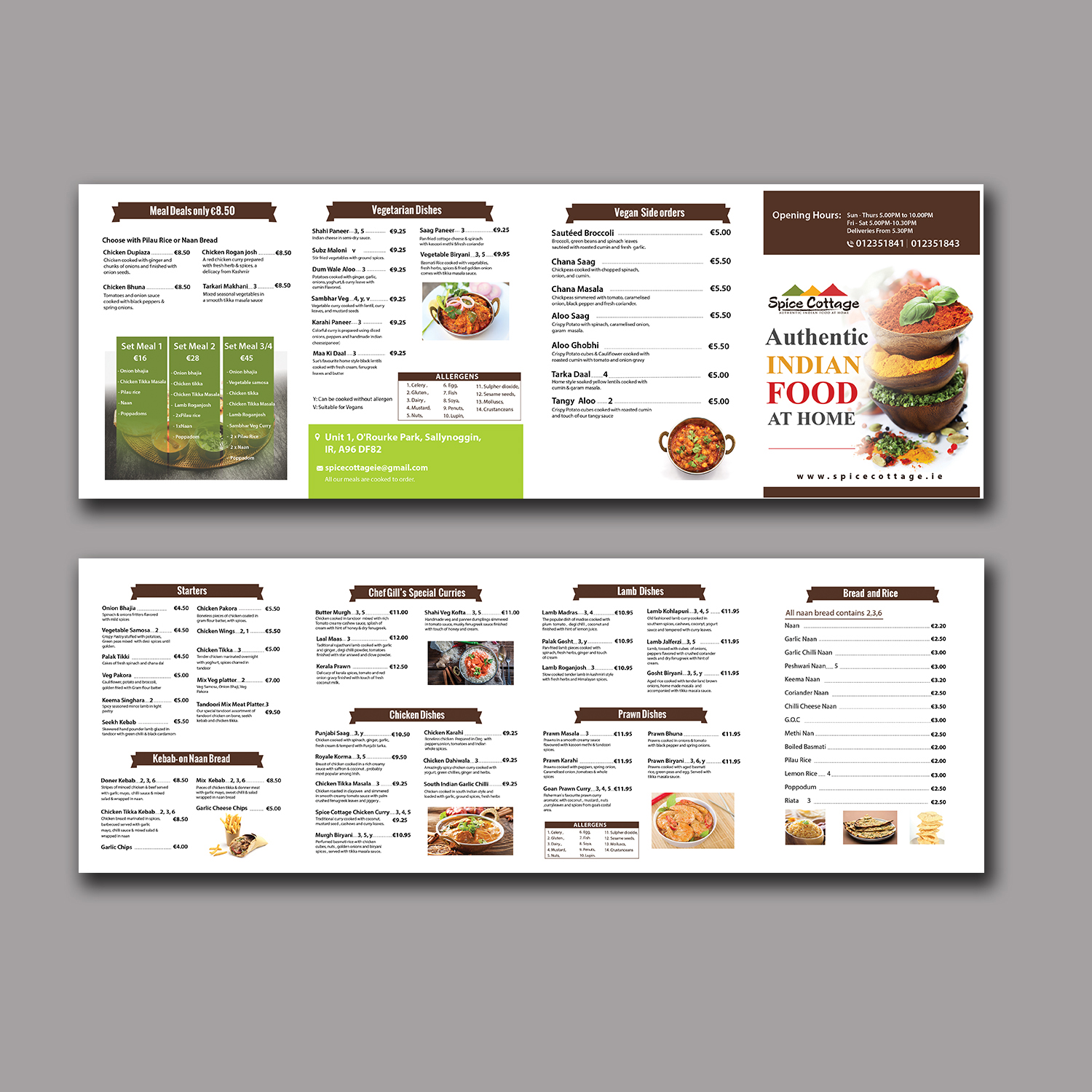 Diseño de Flyer por debdesign para SPICE COTTAGE | Diseño #20698848