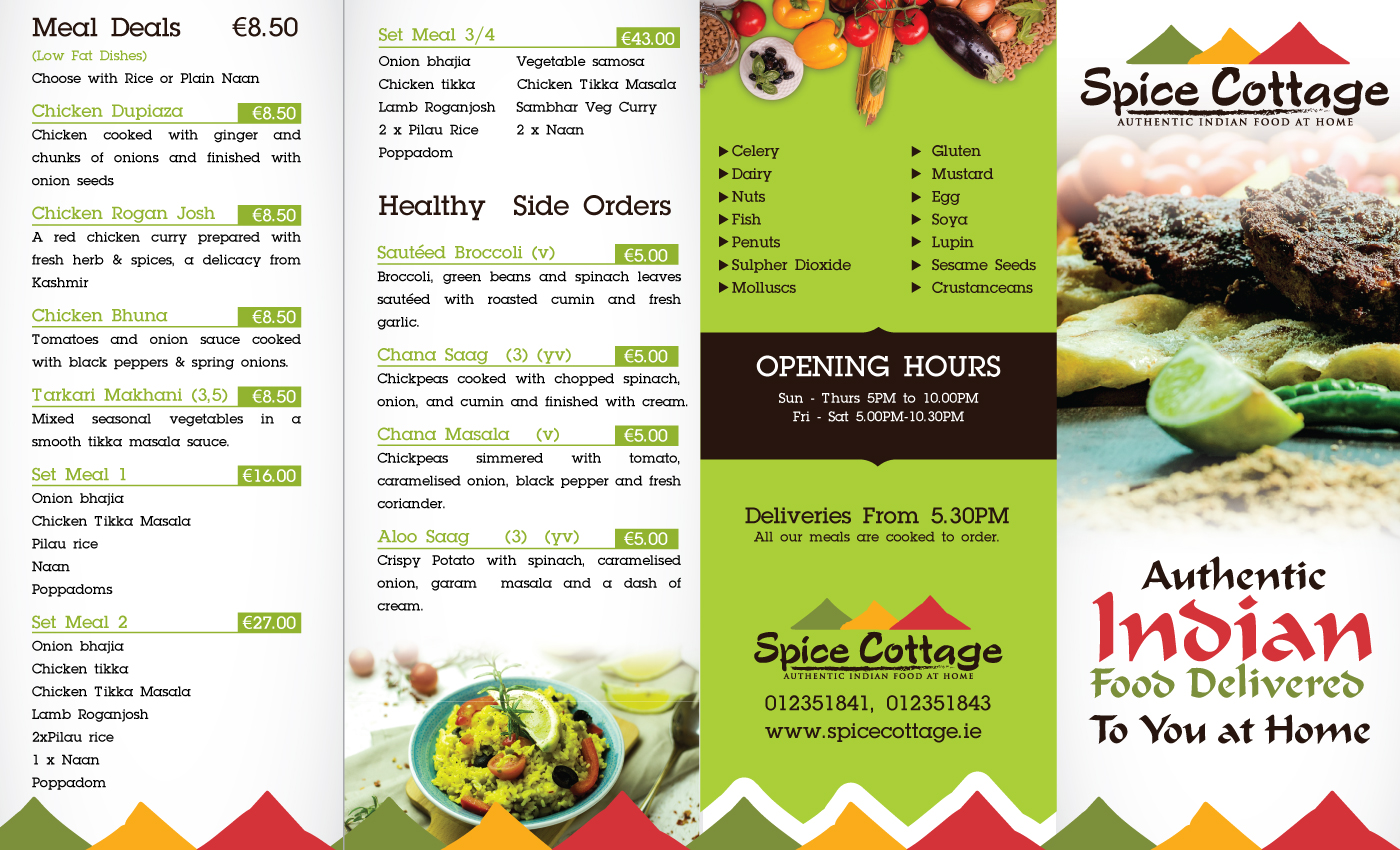 Flyer-Design von Fusionex Studio für SPICE COTTAGE | Design #20160528