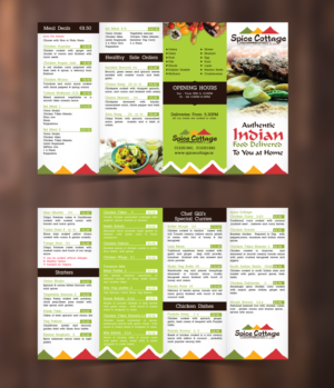 Design de Flyer par Fusionex Studio pour SPICE COTTAGE | Design : #20169445