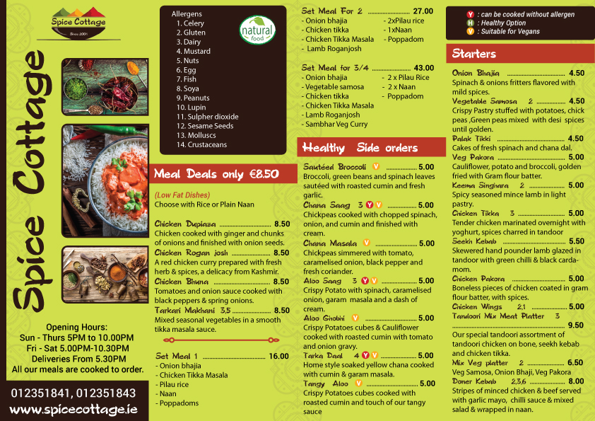 Diseño de Flyer por DesignerGuide para SPICE COTTAGE | Diseño #19977380