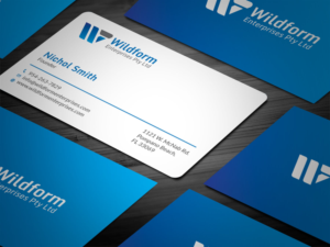Business card for new consulting business - Wildform Enterprises Pty Ltd.   | Visitenkarten-Design von Tripti Ranjan Gain