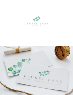 Laurel Bank Interiors | Logo Design by ultramarin