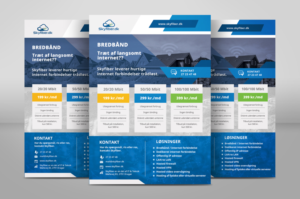 Flyer for Wireless Internet Provider | Diseño de Flyer por Ena