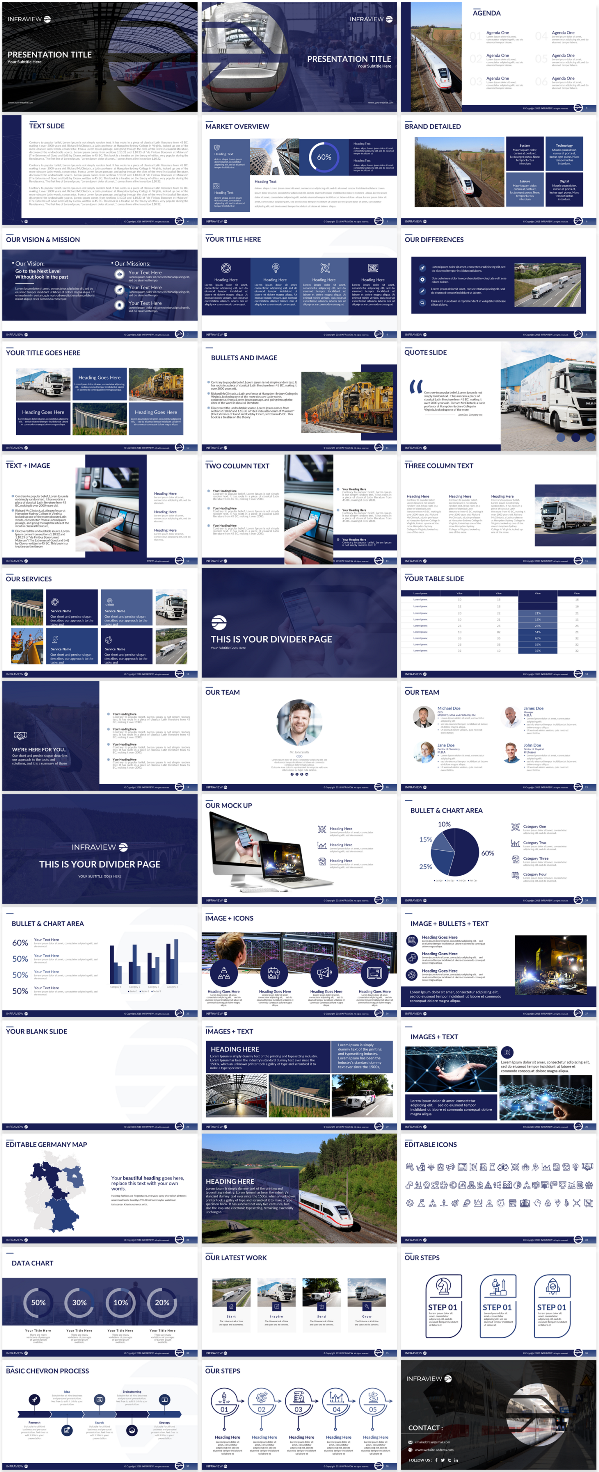 PowerPoint Design by Imazing for infraView GmbH | Design #20015352