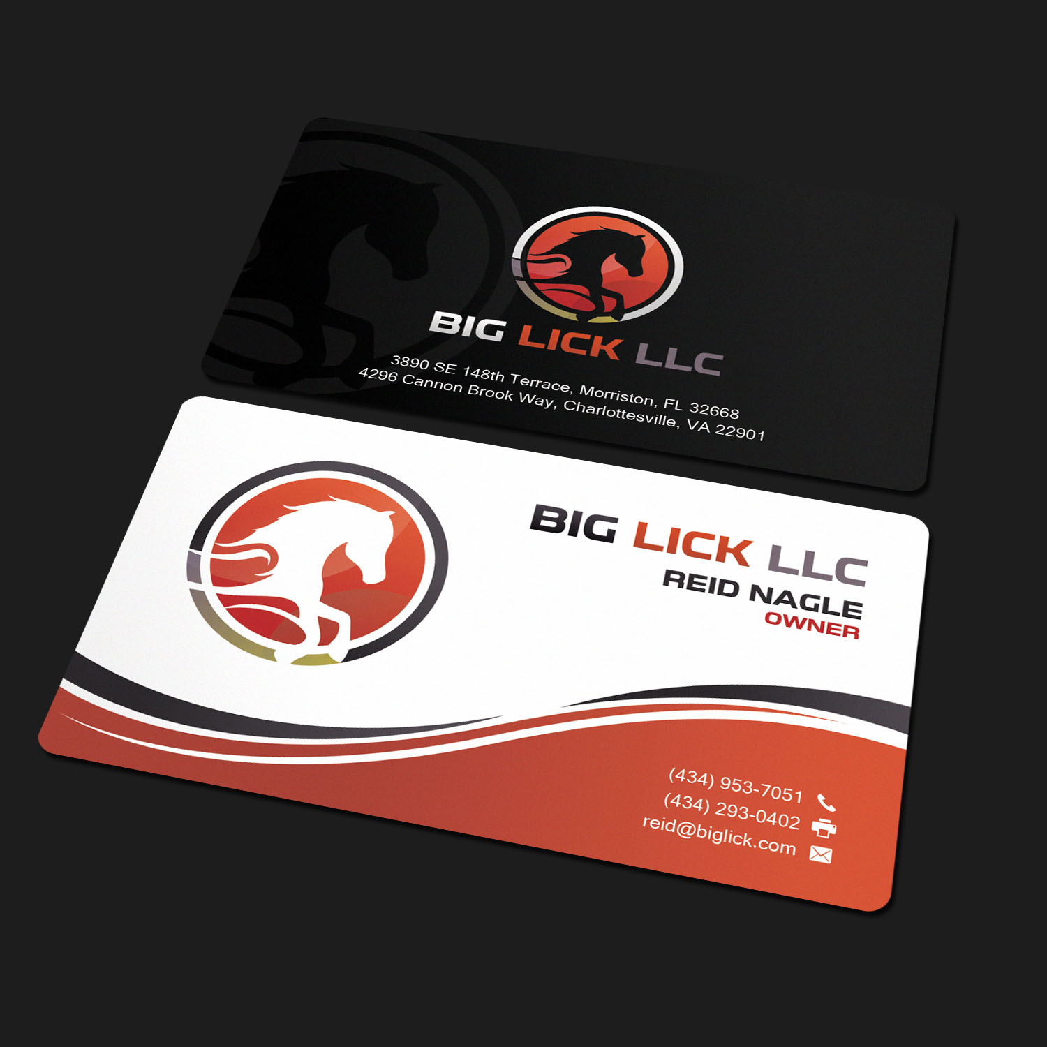 Diseño de Tarjeta de Presentación por Sandaruwan para Big Lick LLC | Diseño #19985661